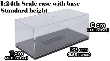 Display Lid 1:24 (11cmW x21cmL x8cmH) With base - Standard height (Low) 1:24 – diecast model