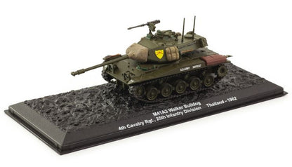 M41A3 Walker Bulldog 4th Cav.Rgt. 25th inf US Army - Thailand - 1962 1:72 – diecast model
