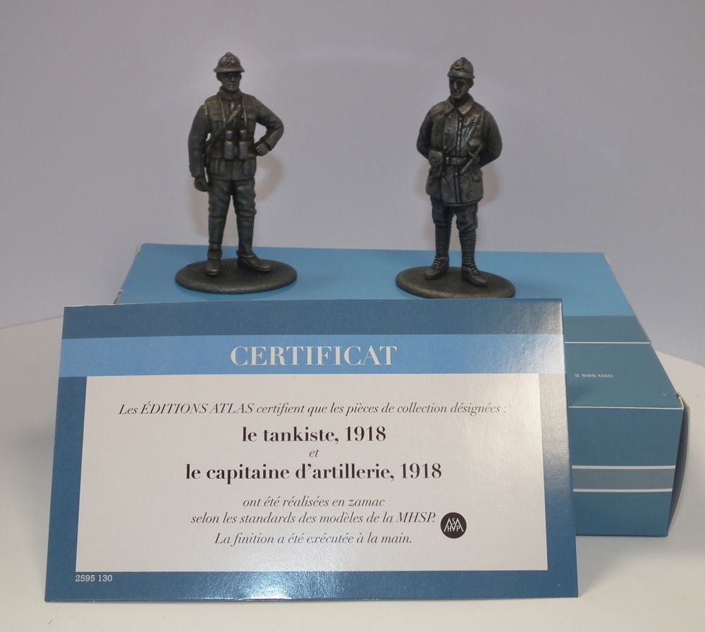 Tank Commander & Artillery Captain 1918 78MM/1:24 – diecast model
