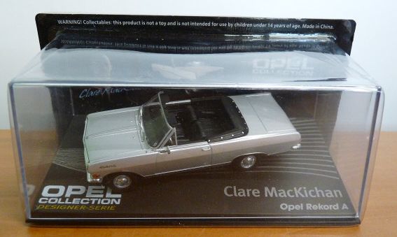 Opel Rekord A Cabriolet - Silver 1:43 – diecast model