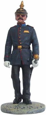 Officer fire corps full dress Ger19thCen 1:32 – diecast model