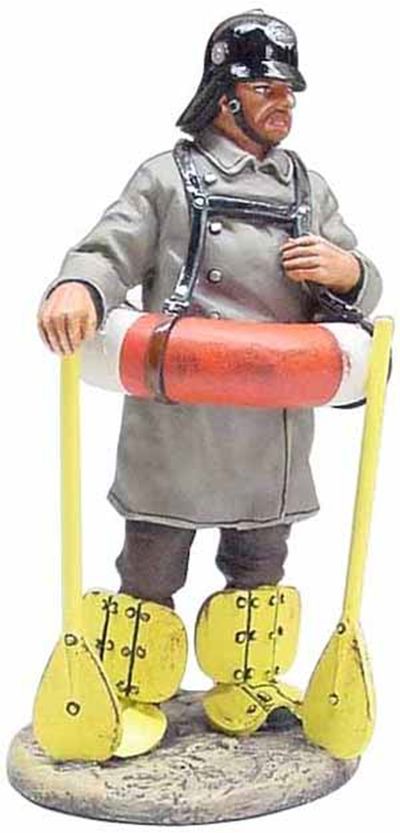 Fireman W/lifebelt - Germany 1900 1:32 – diecast model