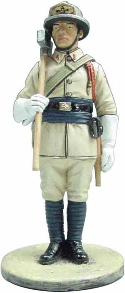 Fireman - firedress French Indochina 1943 1:32 – diecast model