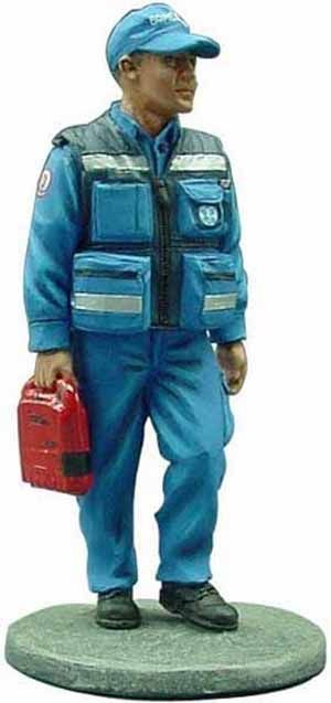 Health Service dress fireman Portugal 2005 1:32 – diecast model
