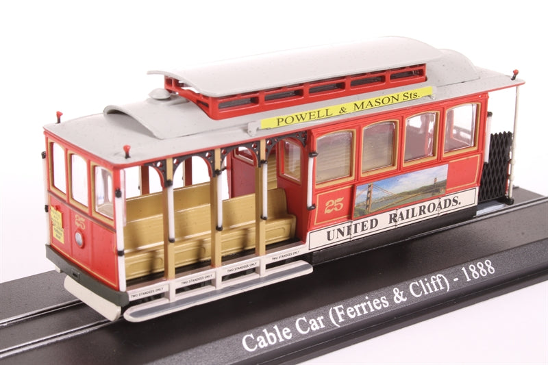 San Fransisco Tram (Cable Car), 1888 Ferries and Cliff 1:87 – diecast model