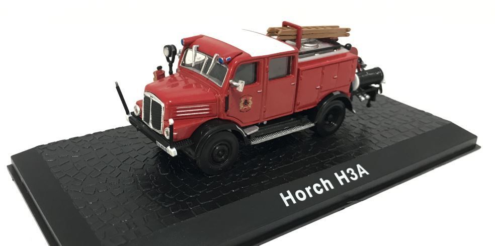 Firetruck (Cased) - Horch H3A 1:72 – diecast model