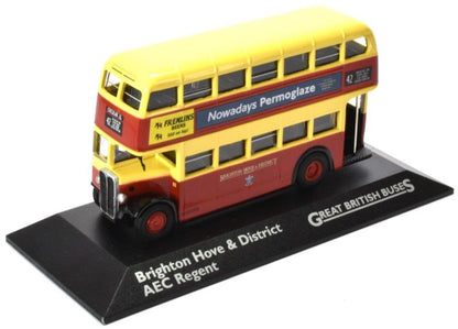 AEC Regent - Brighton Hove & District 1:76 – diecast model