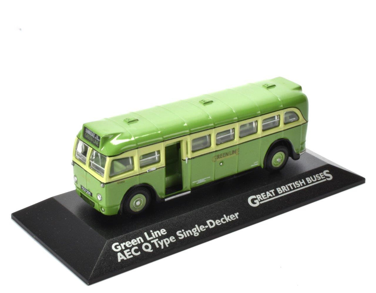 AEC Q Type Single Decker - Green Line 1:76 Magazine Model Model