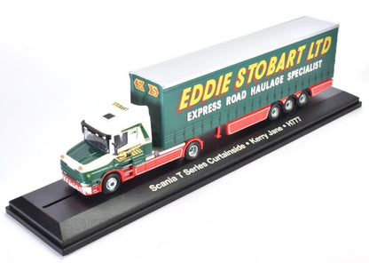 Scania T Cab Curtainside trailer Stobart 1:76 – diecast model