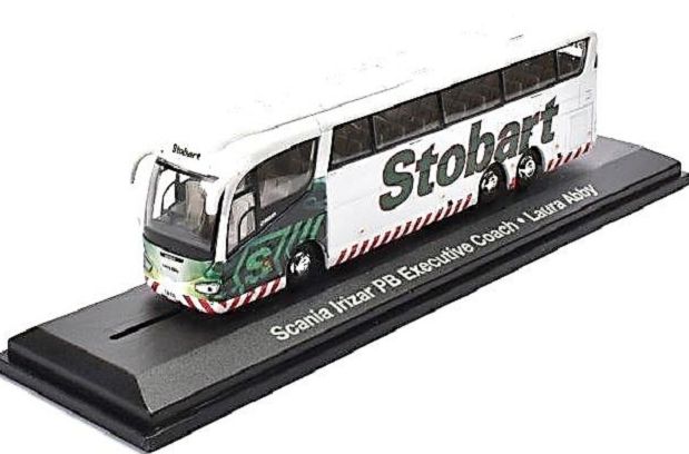 Scania Irizar PB Executive Coach Stobart 1:76 – diecast model