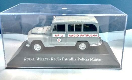 Willys Rural - Radio Patrulha Policia Mili 1:43 – diecast model