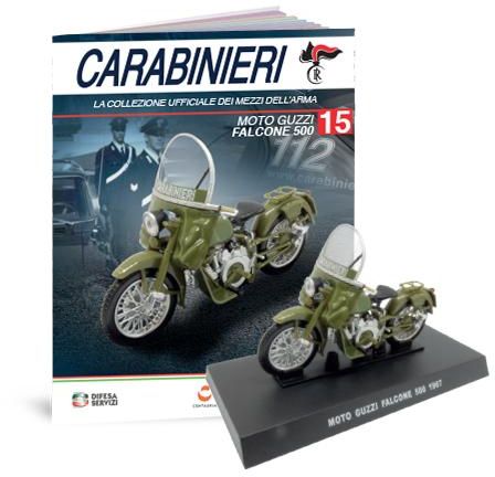 Moto Guzzi Falcone 500 - Carabinieri 1:24 – diecast model