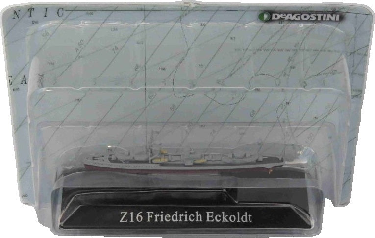 Type 34A (Z5-Z16) Z16 Friedrich Eckoldt De 1:1250 – diecast model