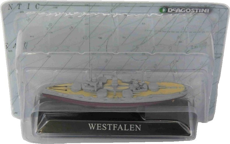 Westfalen Battleship, 1909 1:1250 – diecast model
