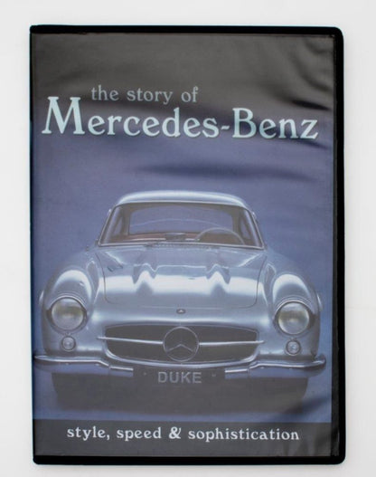 DVD 'The Story of Mercedes-Benz' Pack of 10 English 86 minutes run time Region Free 1:43 – diecast model