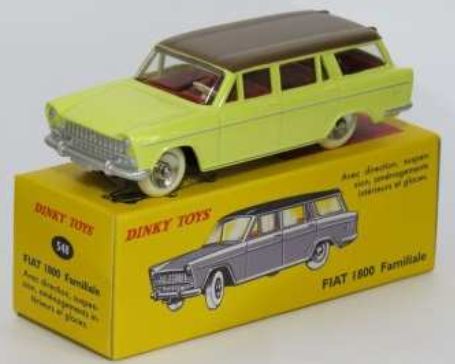 Fiat 1800 Familiale (548) Atlas reproduced 'Dinky' – diecast model