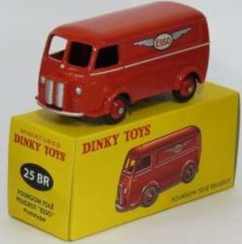Peugeot Fourgon Tole Esso (25BR) Atlas reproduced 'Dinky' – diecast model