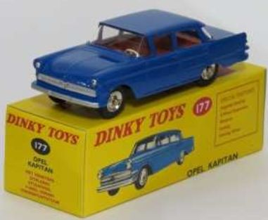 Opel Kapitan (177) Atlas reproduced 'Dinky' – diecast model