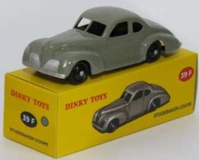 Studebaker Coupe (39F) Atlas reproduced 'Dinky' – diecast model