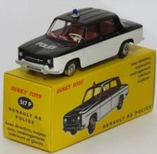 Available To Order – Renault R8 Police (517P) Atlas reproduced 'Dinky' (MAG LE067)