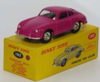 Porsche 356A (182) Atlas reproduced 'Dinky' – diecast model