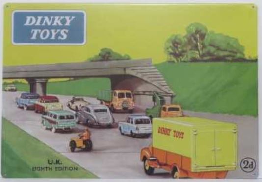 Tinplate 'Dinky Toys' UK 8th Edition Atlas reproduced 'Dinky' – diecast model