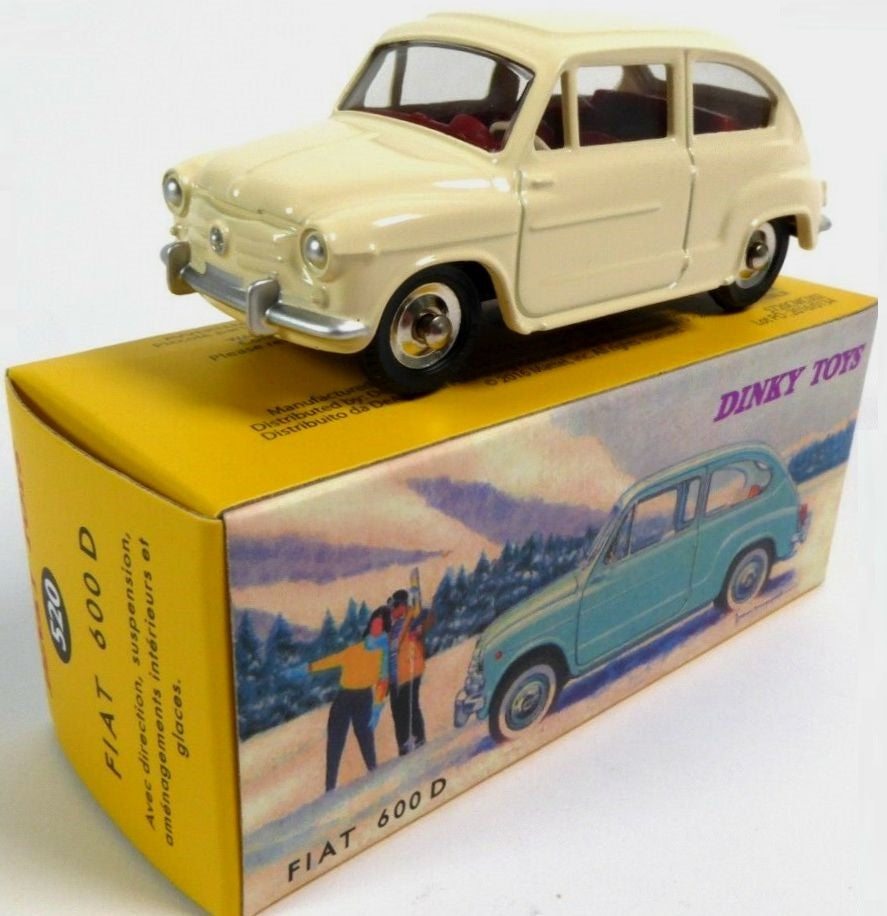 Fiat 600 Atlas reproduced 'Dinky' – diecast model