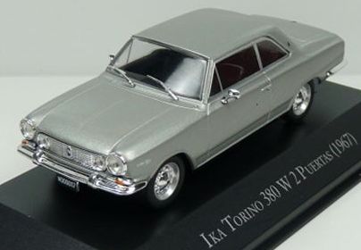 Ika Torino 380 W 2 puertas Grey Unforgetable cars - Argentia 1:43 – diecast model