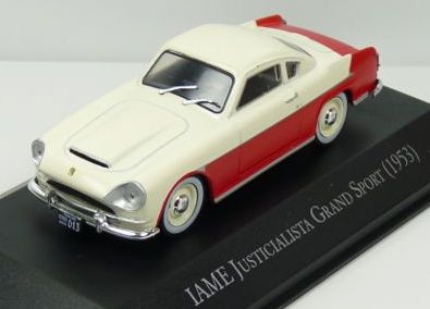 IAME Justicialista Grand Sport 1953 Red Unforgetable cars - Argentina 1:43 – diecast model