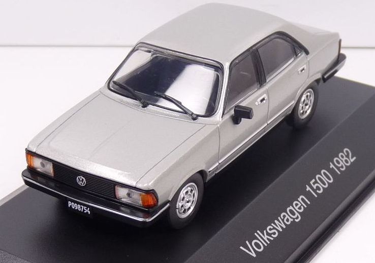 VW 1500 1982 - Silver Unforgetable cars - Argentina 1:43 – diecast model