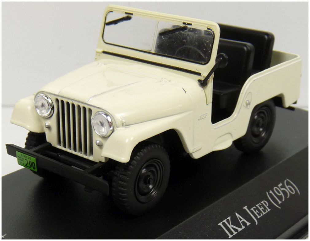 Ika Jeep Cream 1956 Unforgetable cars - Argentina 1:43 – diecast model