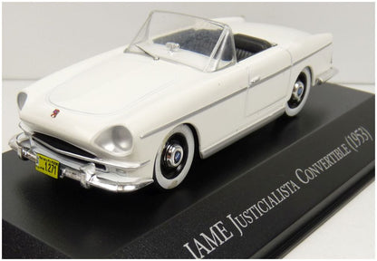 Iame Justiciable Convertible White 1953 Unforgetable cars - Argentina 1:43 – diecast model