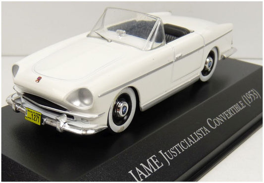Iame Justiciable Convertible White 1953 Unforgetable cars - Argentina 1:43 – diecast model