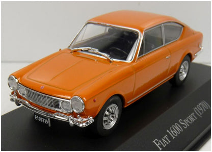 Fiat 1600 Sport Orange 1970 Unforgetable cars - Argentina 1:43 – diecast model