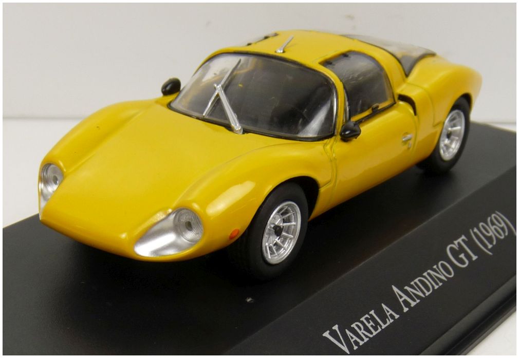 Varela Andino Gt Yellow 1969 Unforgetable cars - Argentina 1:43 – diecast model