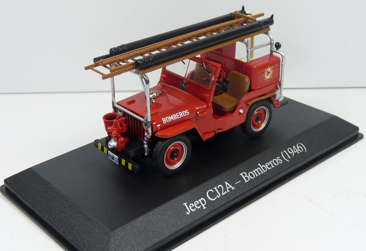 Jeep CJ2A (1946) Bomberos Argentia Service Vehicles 1:43 – diecast model