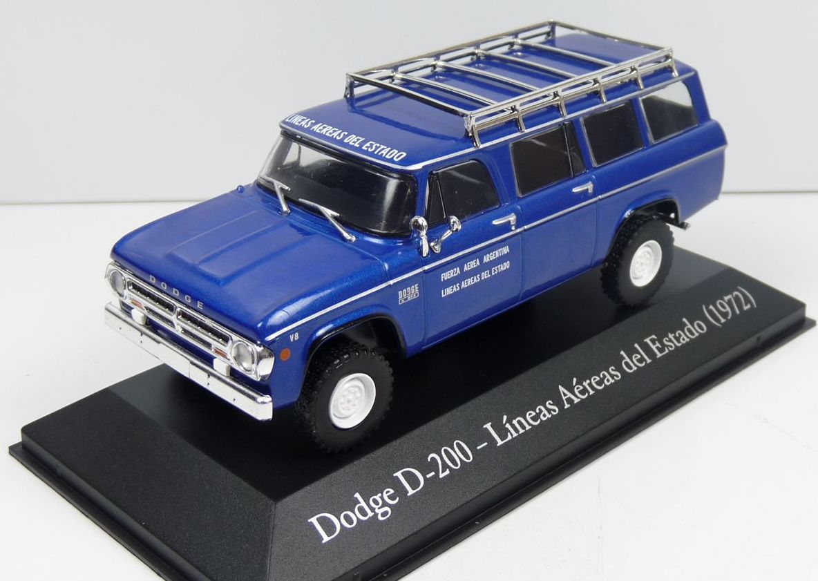 Dodge D200 (1972) Lineas aereas del estado Argentia Service Vehicles 1:43 – diecast model
