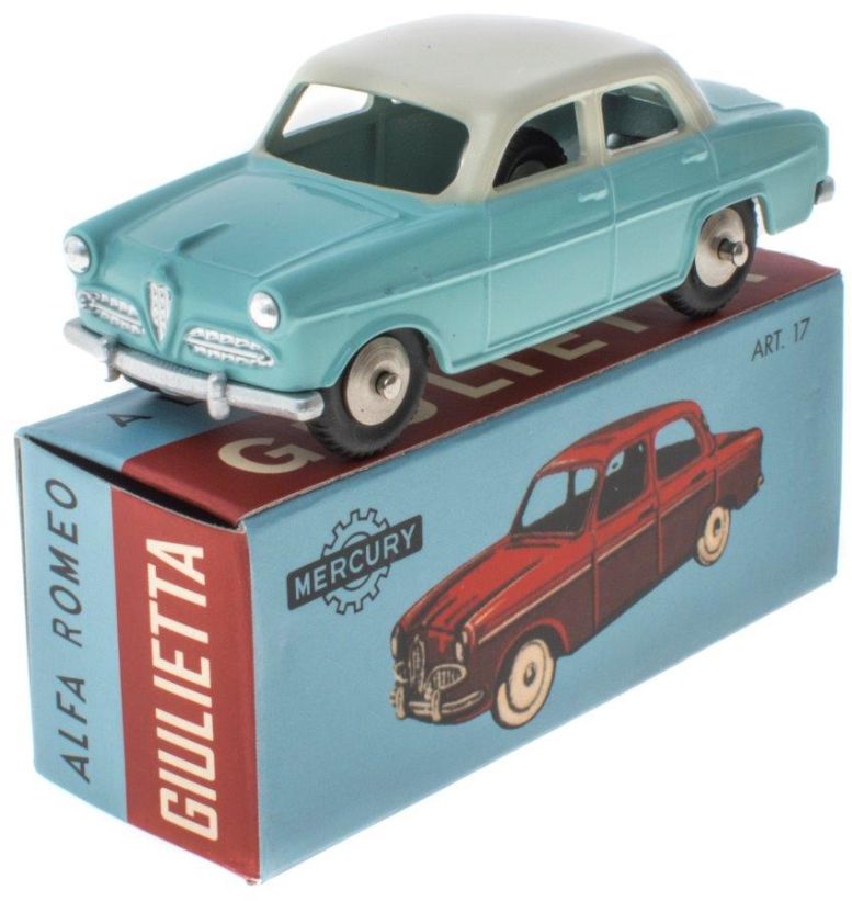 Alfa Romeo Giulietta Bicolor Mercury Collection by Hachette 1:48 – diecast model