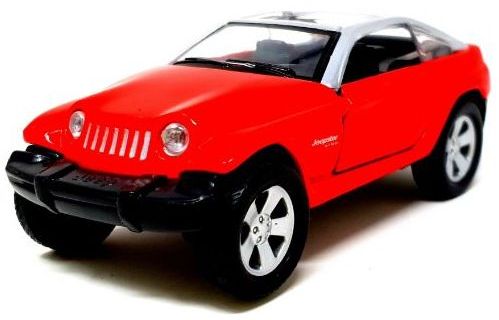 Jeep Jeepster Red ~1:38 – diecast model