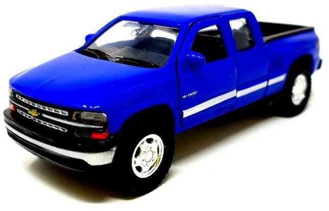 Chevrolet Silverado 1999 Blue ~1:38 – diecast model