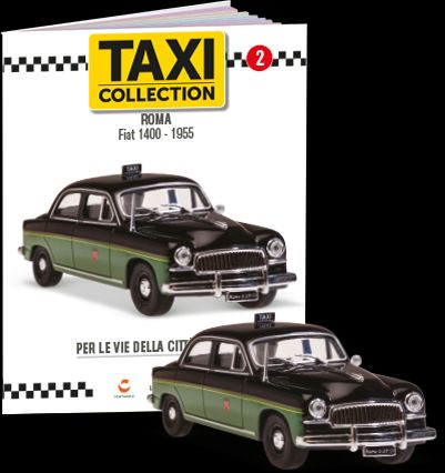 Fiat 1400 Roma 1955 Taxi of the world - Centauria 1:43 – diecast model
