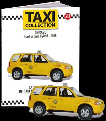 Ford Escape Hybrid - Chicago 2005 Taxi of the world - Centauria 1:43 – diecast model