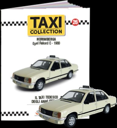 Opel Rekord E - Nuremberg 1980 Taxi of the world - Centauria 1:43 – diecast model