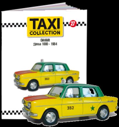 Simca 1000 - Dakar 1964 Taxi of the world 1:43 – diecast model
