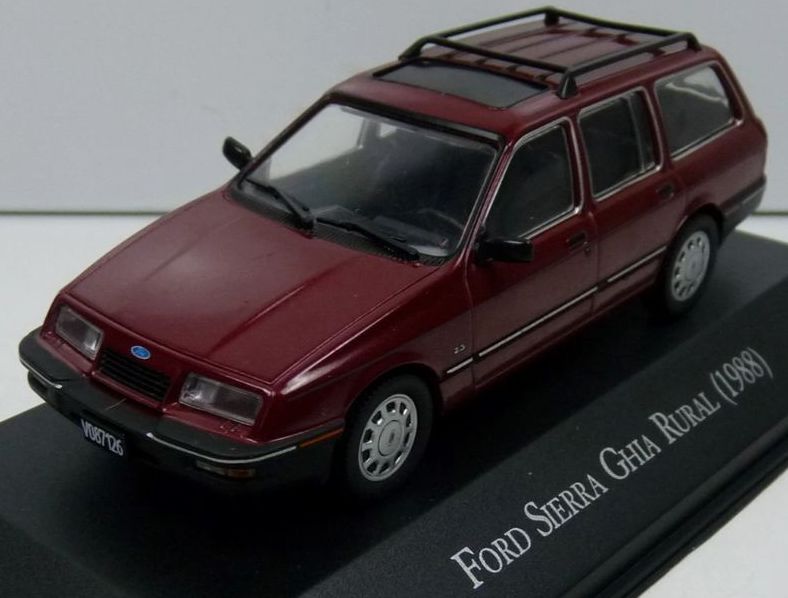 Ford Sierra Ghia Rural Bordo Metalizado 1988 1:43 – diecast model