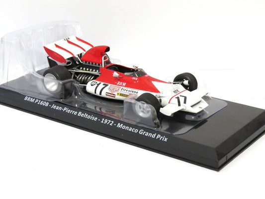 BRM P160B Jean-Pierre Beltoise 1972 Monaco Grand Prix - 1:24 F1 - Blister Packaging 1:24 – diecast model
