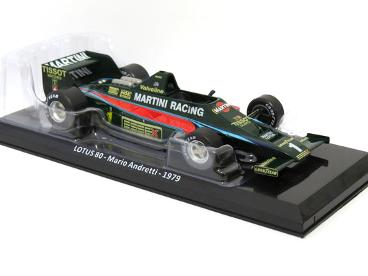 Lotus 80 Mario Andretti 1979 1:24 F1 - Blister Packaging 1:24 – diecast model