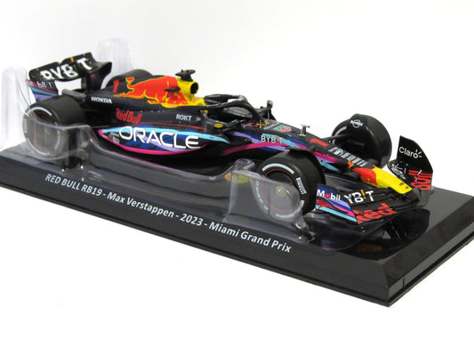 Red Bull RB19 Max Verstappen 2023 Miami Grand Prix 1:24 F1 - Blister Packaging 1:24 – diecast model