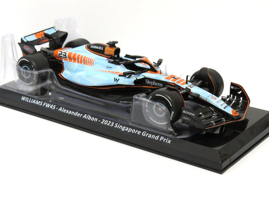 Williams FW45 Alexander Albon 2023 Singapore Grand Prix 1:24 – diecast model
