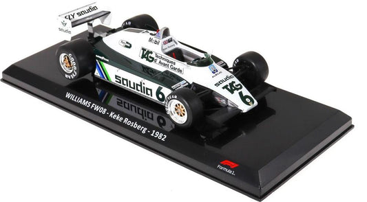 Williams FW08 - Keke Rosberg - 1982 1:24 F1 - Blister Packaging 1:24 – diecast model